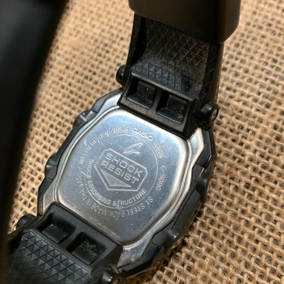 Men’s Casio G-SHOCK G-8000 (2958) Square Black Resin 40mm watch - Picture 4 of 8